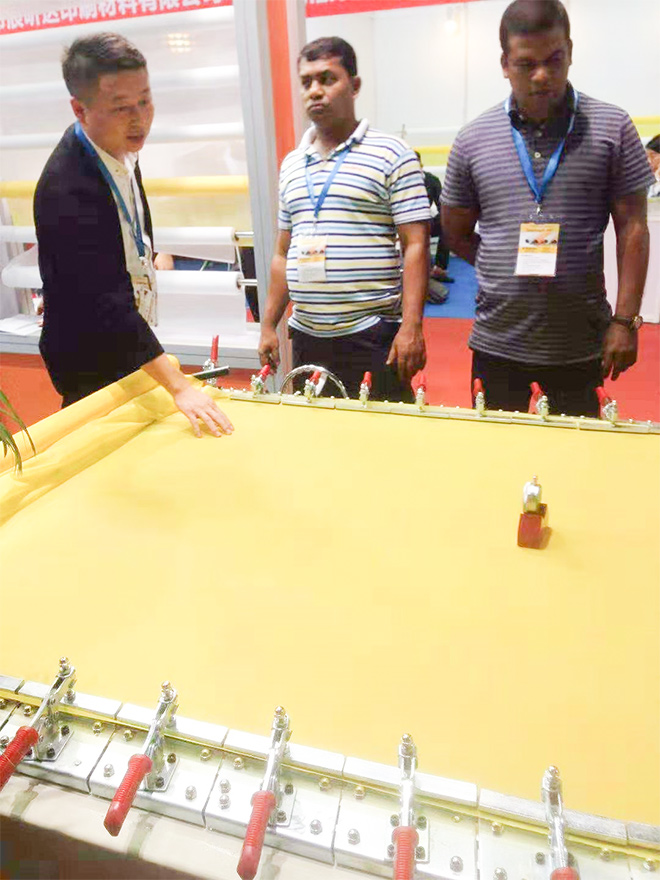 旭瑞絲印網(wǎng)耐磨易清洗，漏墨性好！