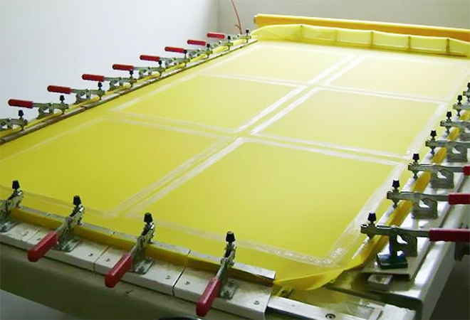 旭瑞絲印網(wǎng)耐磨易清洗，漏墨性好！